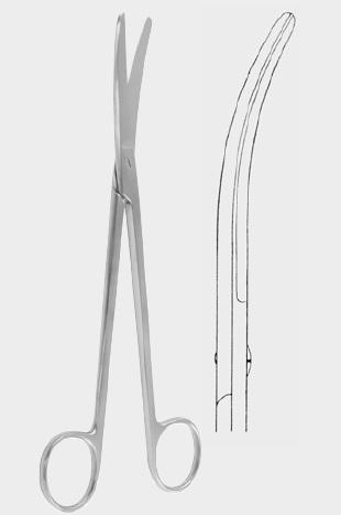 ВЕРТХЕЙМ (WERTHEIM) хірургічні ножиці, 22,5 см (cm)
